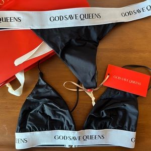 God Save Queens Thong Bikini (Size Medium)